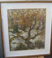 25- Neve tra i castagni-appennini tosco romagnoli-42,5x49-1938