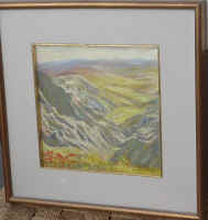 6- Verde e azzurro (calanchi sulla Pieve-20x20-1944